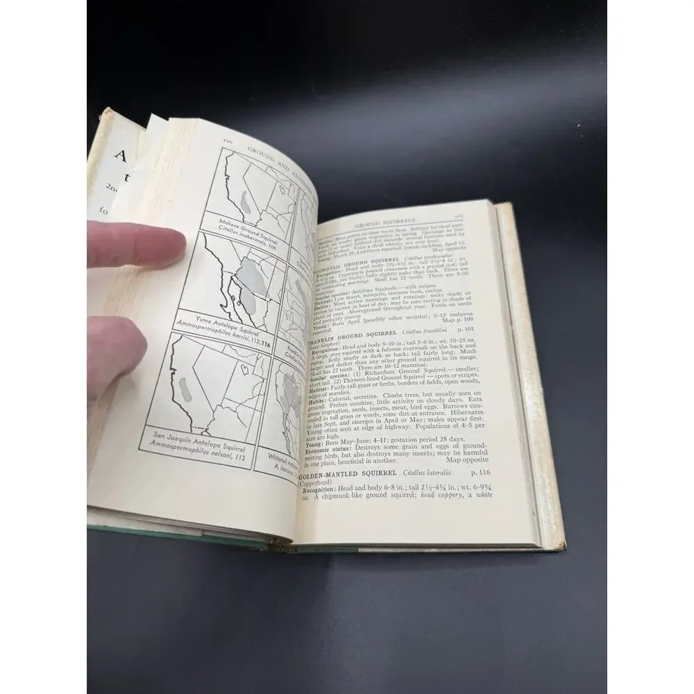 A Field Guide to the Mammals Burt & Grossenheider 2nd Edition 1964 EUC